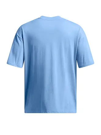 UNDER ARMOUR | T-shirt da uomo UA Heavyweight Logo | hellblau